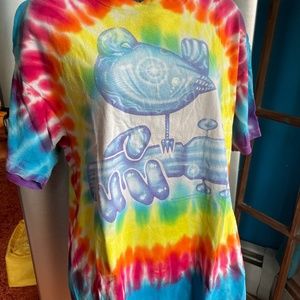 VINTAGE Woodstock 1994 Tie-dye Tee Shirt Men's Sized Large